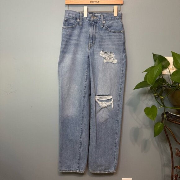 LEVI'S ‘94 Baggy Jeans. Mid Rise. 100% Cotton. Ripped Distressed. Women’s 25 - Picture 14 of 14